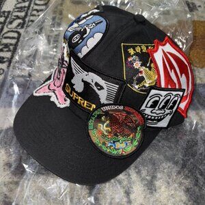 Supreme Patches 6-Panel Hat Black